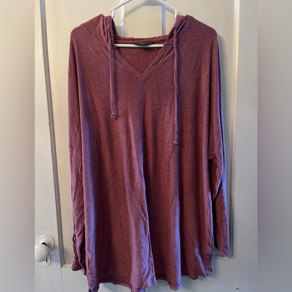 Light Purple Long Sleeve Hoodie